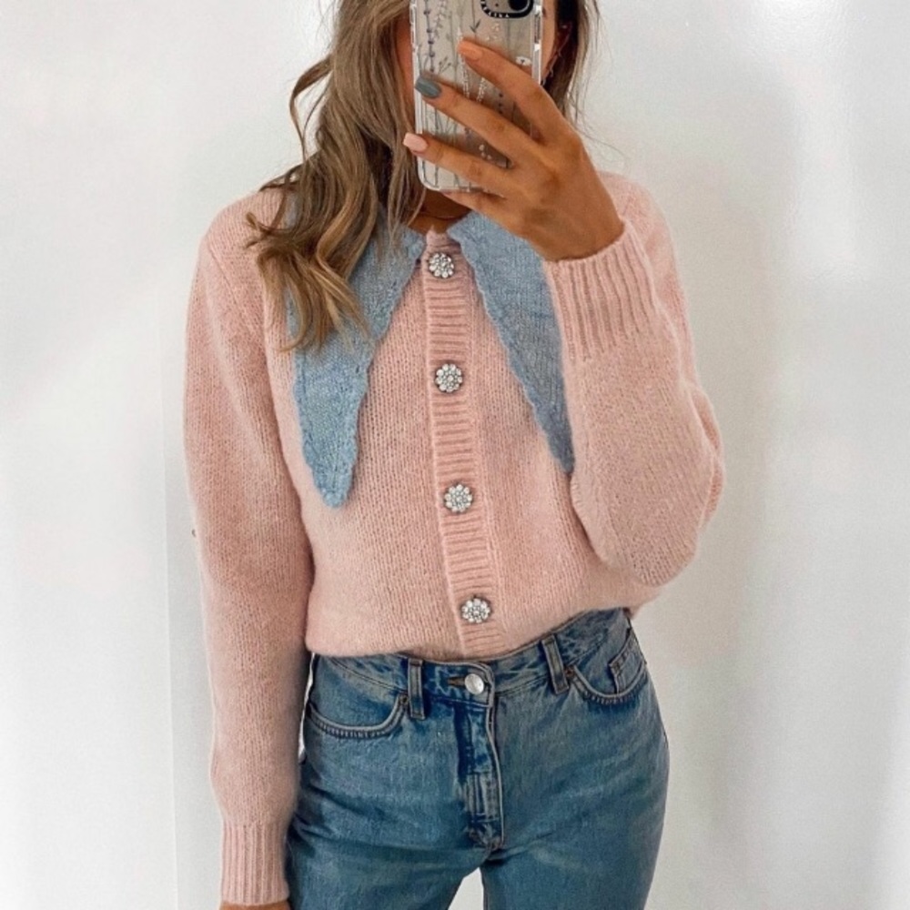Zara jewel button knit cardigan - Picture 2 of 10